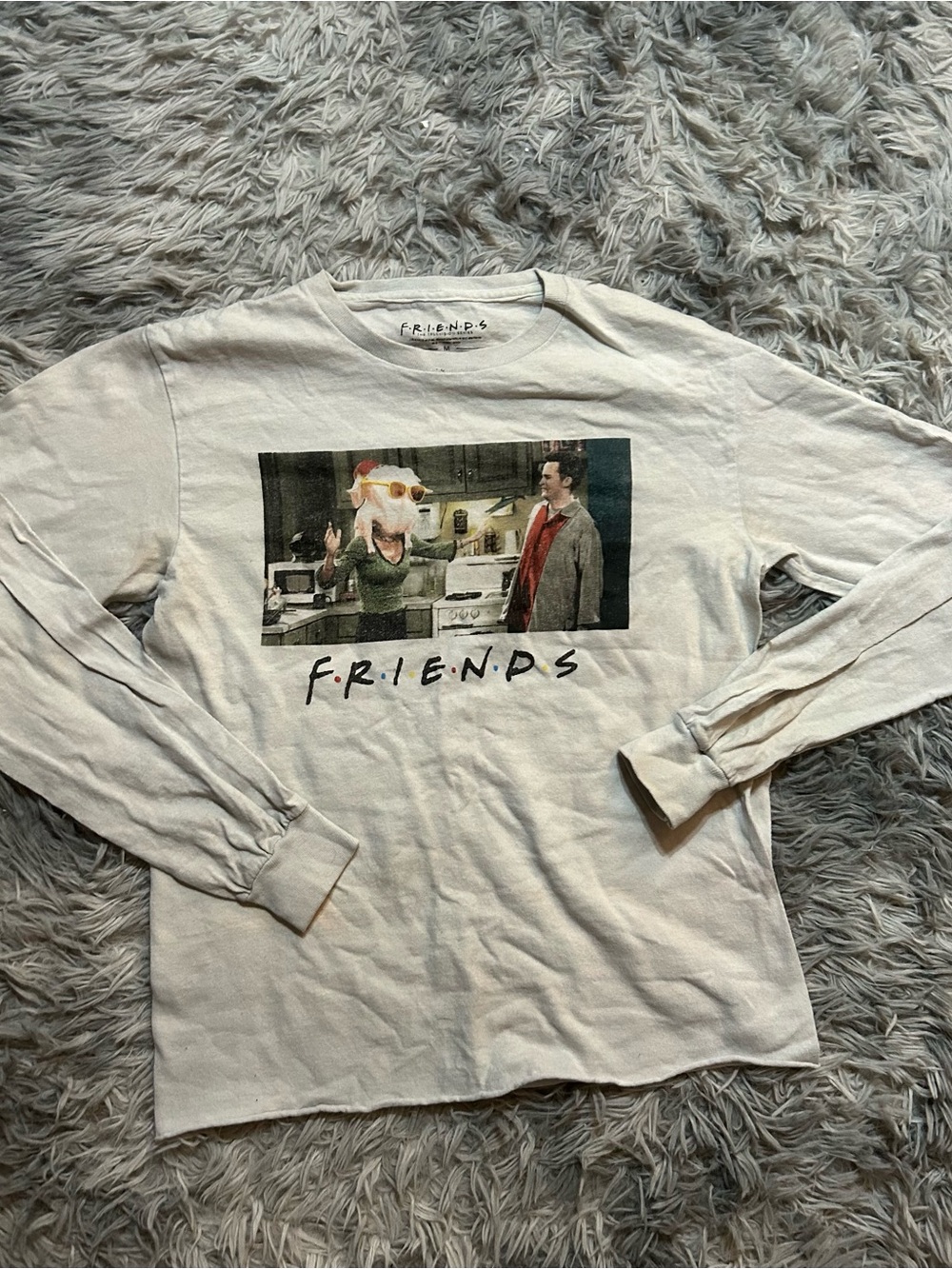 FRIENDS Off-White Logo Crewneck Tee